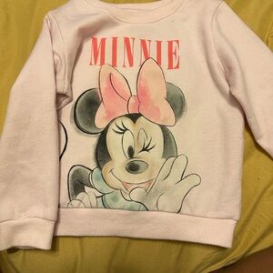 Disney Pink Minnie Mouse Long Sleeve Top